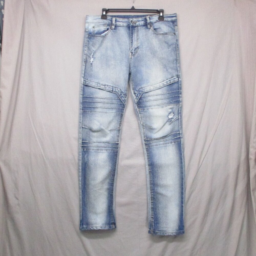 South Pole Skinny Jeans Streetwear Blue Men Size |‎ 34/30